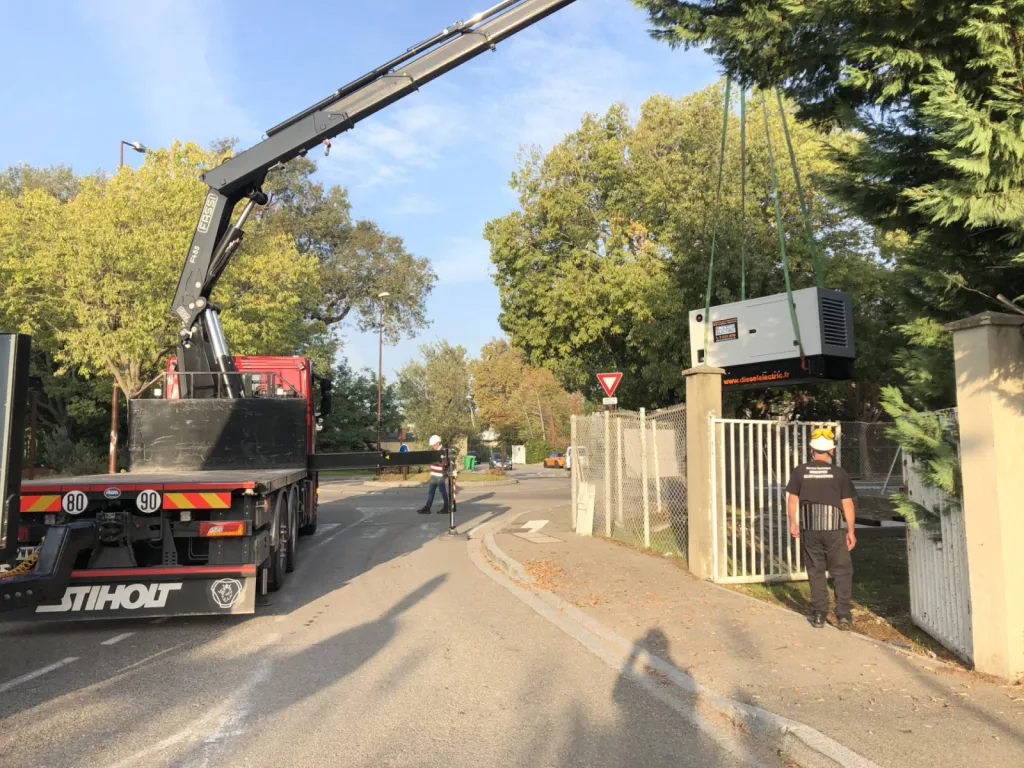 livraison groupe électrogène