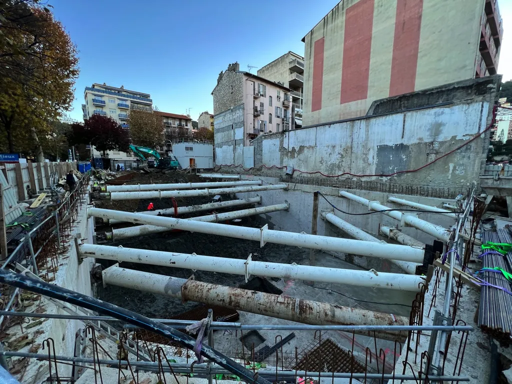 Emprise de terrassement du site