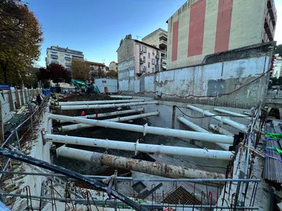 Emprise de terrassement du site