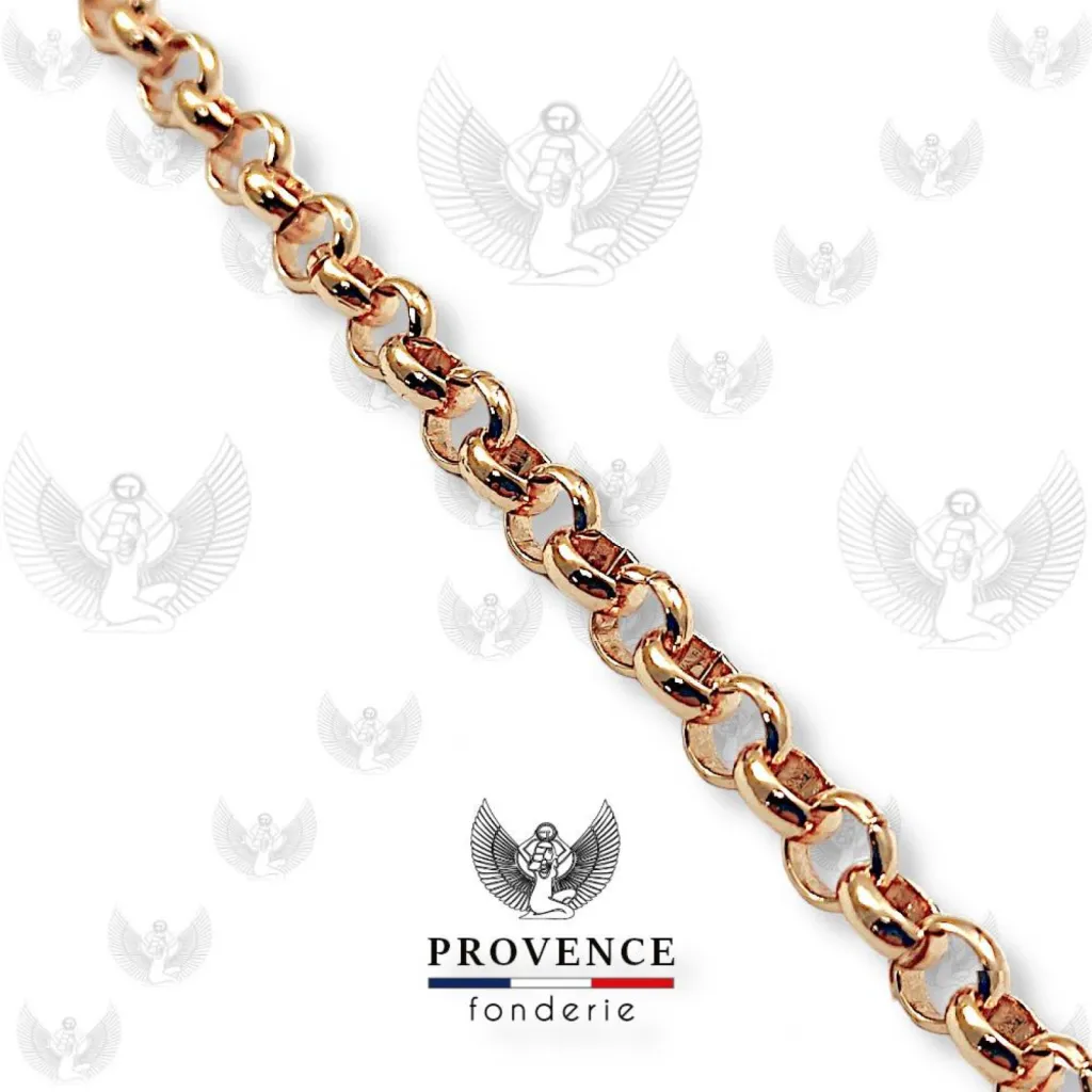 Chaîne pour bijoux fantaisie plaqué or ou plaqué argent pour collier ou bracelet