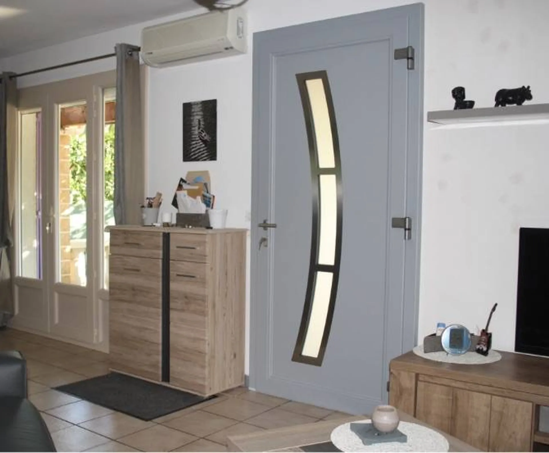 Remplacement et installation porte d'entrée en Aluminium à Aix-en-Provence