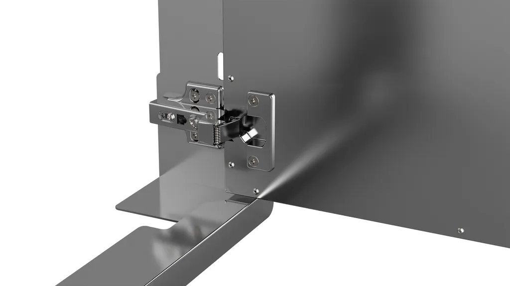 Porte double en acier inoxydable