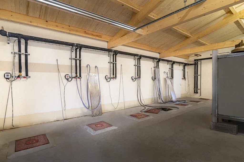 Installation d'un système hydraulique de refroidissement autonome pour la thermorégulation du contenu des cuves à vin du Domaine Pérol à Chatillon près de Lozanne