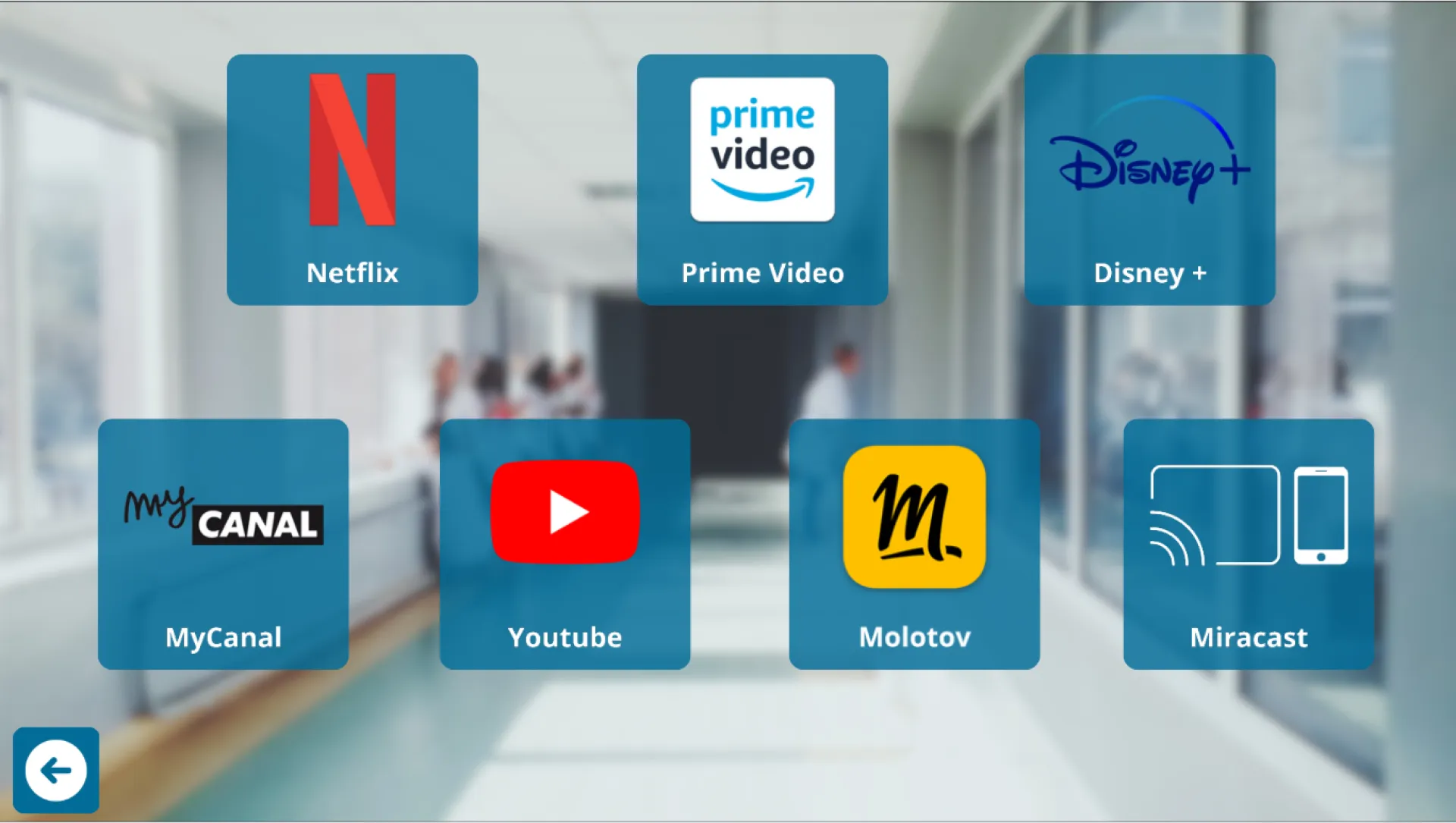 TVprofessionnelle avec Netflix pour Hôtel, clinique et hôpital