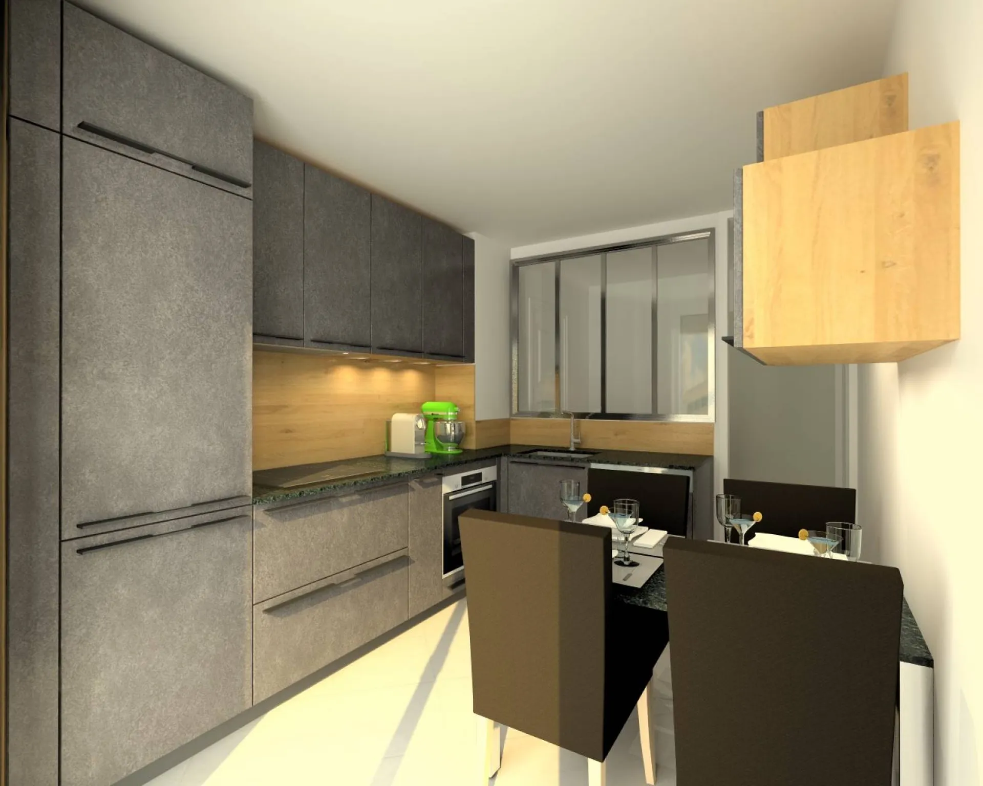 Perspective 3D cuisine Lyon