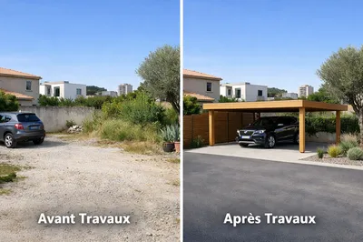 abri de voiture a Juvignac 