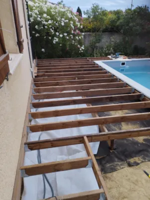 Terrasse en bois exotique Itauba de 50 m² à Montagnac