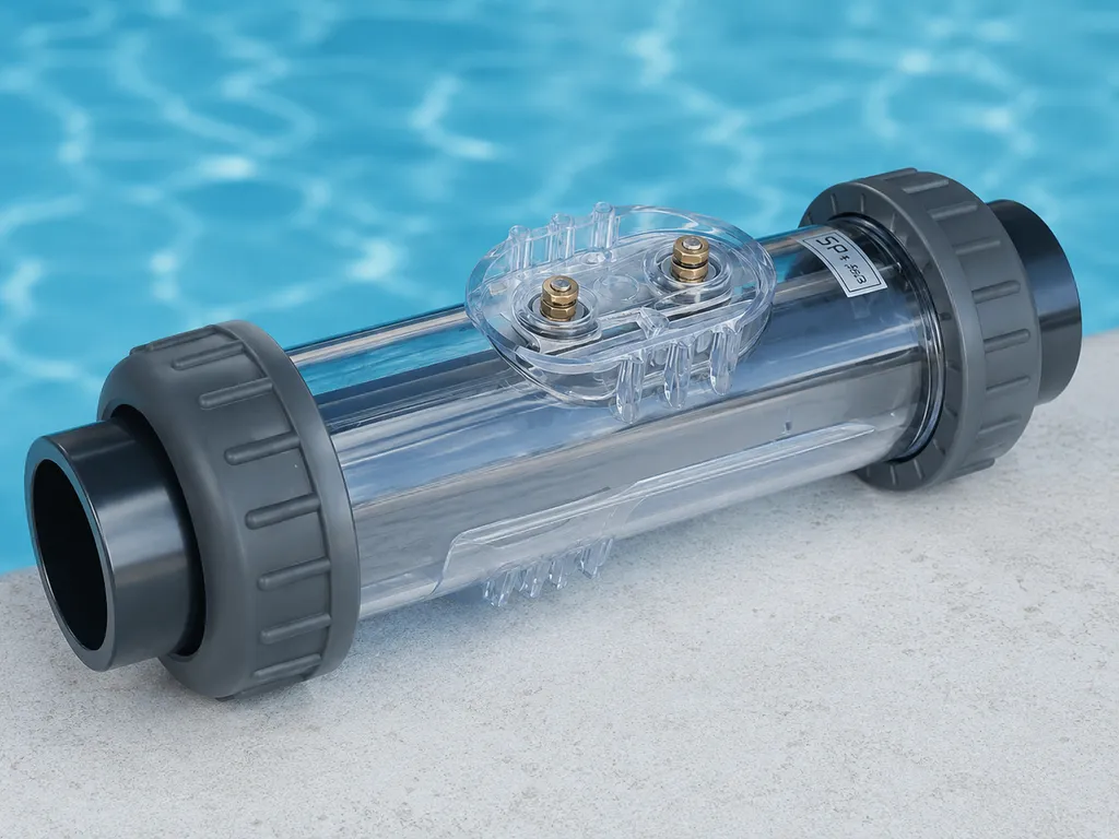 Remplacement d'une cellule d'électrolyse au sel entartrée sur une piscine à Cabriès : production de chlore rétablie et régulation pH recalibrée près d'Aix-en-Provence