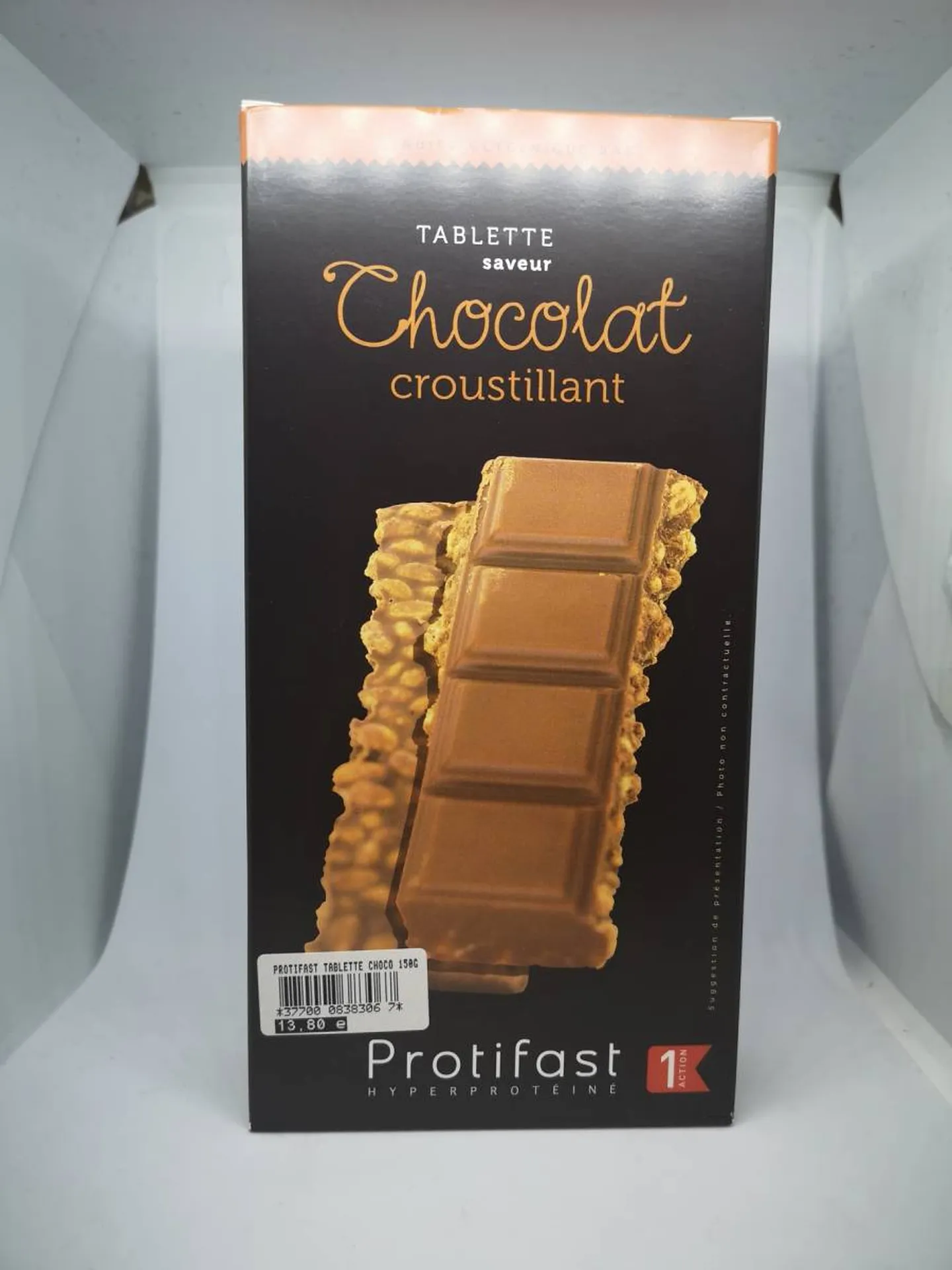 Barre chocolat hyperproteiné PROTIFAST à marseille