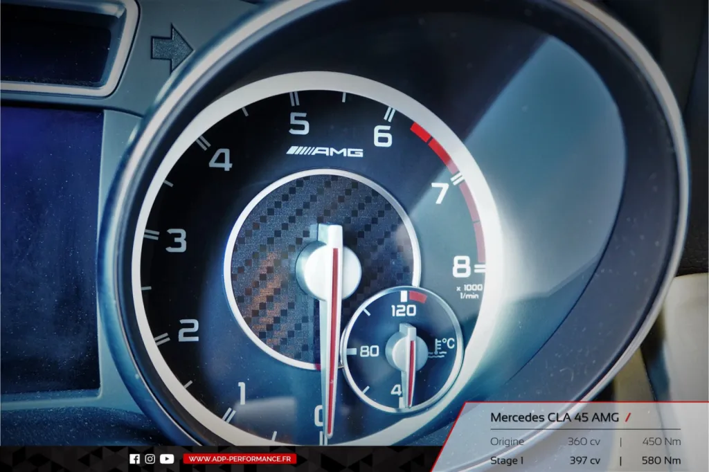 Reprogrammation moteur Montpellier - Mercedes CLA 45 AMG 360cv - ADP Performance