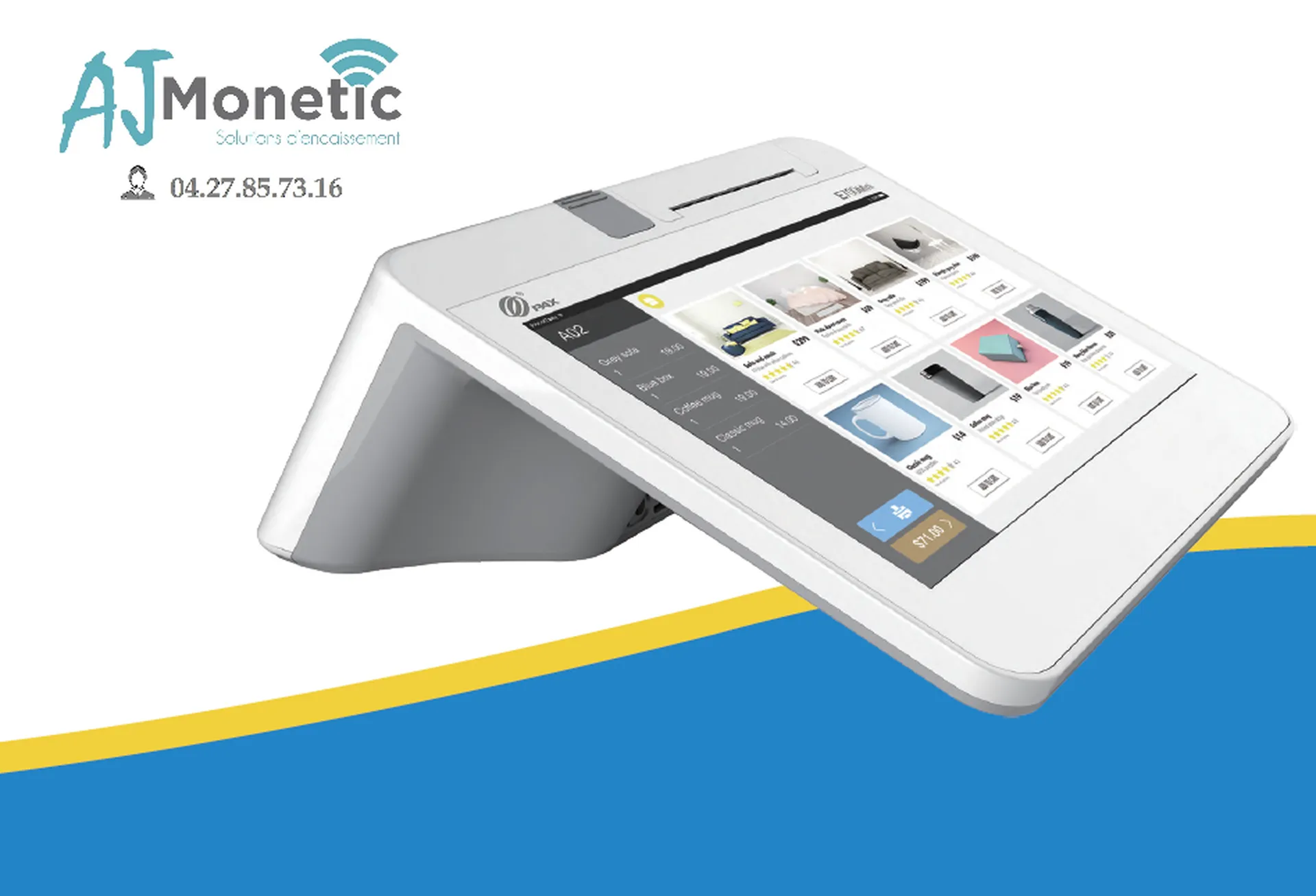 Un autre best-seller : Caisse 10 pouces, Imprimante et TPE intégrés !!! 