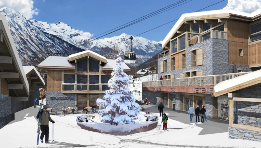 Case Blanche dans le village savoyard et authentique de Saint Martin de Belleville au cœur des 3 Vallées