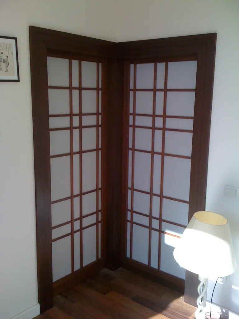 Porte japonaise sur mesure coulissante et ouvrantes