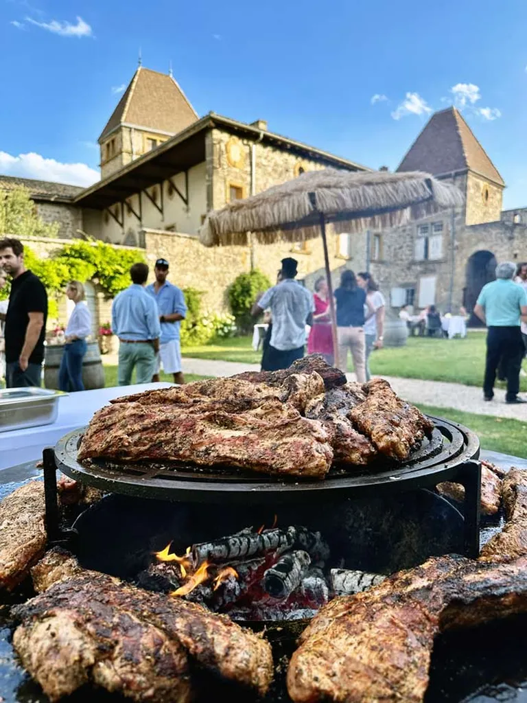 Traiteur Barbecue et brasero convivial pour événements professionnels à Lyon et Villefranche-sur-Saône