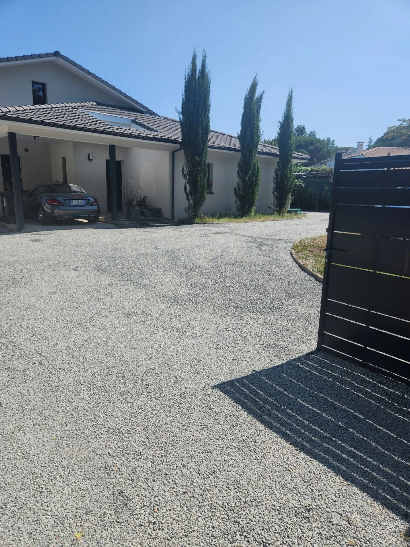 Réfection d’une allée en bicouche diorite ST SULPICE DE CAMEYRAC