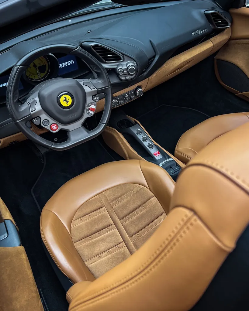 Réparer un siège de Ferrari 488 Spider chez DSP Service à Le Mans