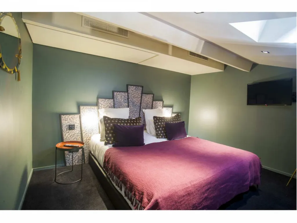  photographe d'architecture intérieure Mihotel La Tour Rose suite Volatili chambre