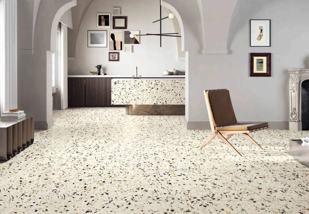 Vente carrelage aspect Terrazzo Rouen 76