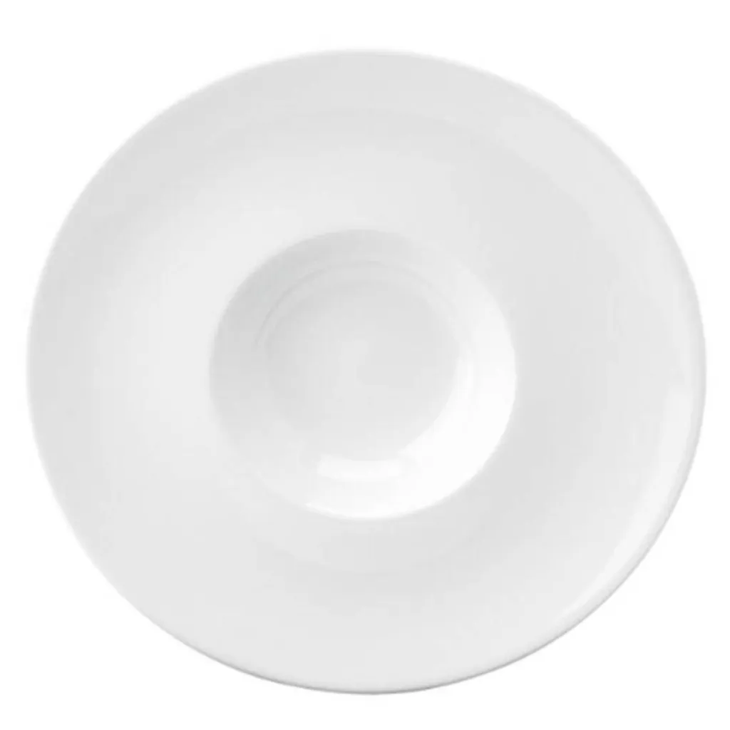LOCATION ASSIETTE CREUSE GOURMET EN PORCELAINE FINE  POUR MARIAGE A ST TROPEZ DANS LE 83