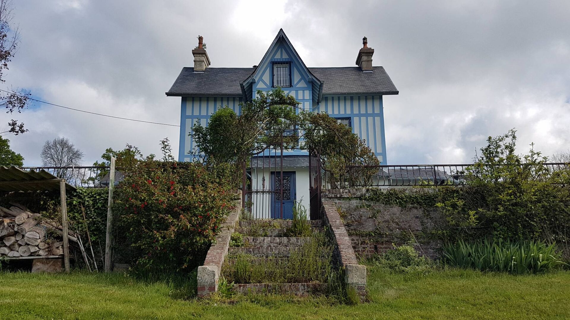 Maison style anglo normand XIXème siècle, Région Lisieux, Calvados 14.