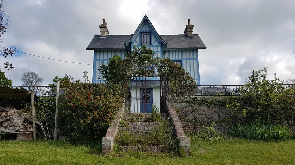 Maison style anglo normand XIXème siècle, Région Lisieux, Calvados 14.
