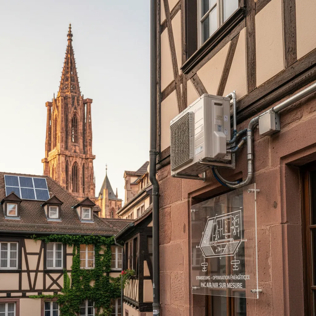 Conception d’une solution PAC air/air sur mesure à Strasbourg : optimisation du rendement et des économies d’énergie