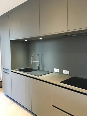 cuisine ouverte avec niche fenix gris londre lyon