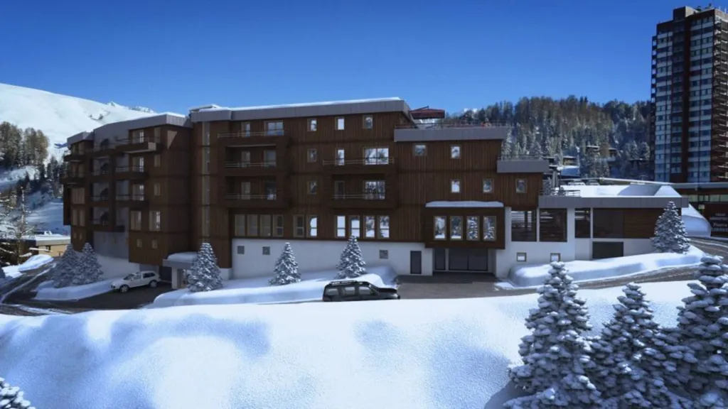 Plagne centre au pied des pistes appartement T3 en copropriété classique