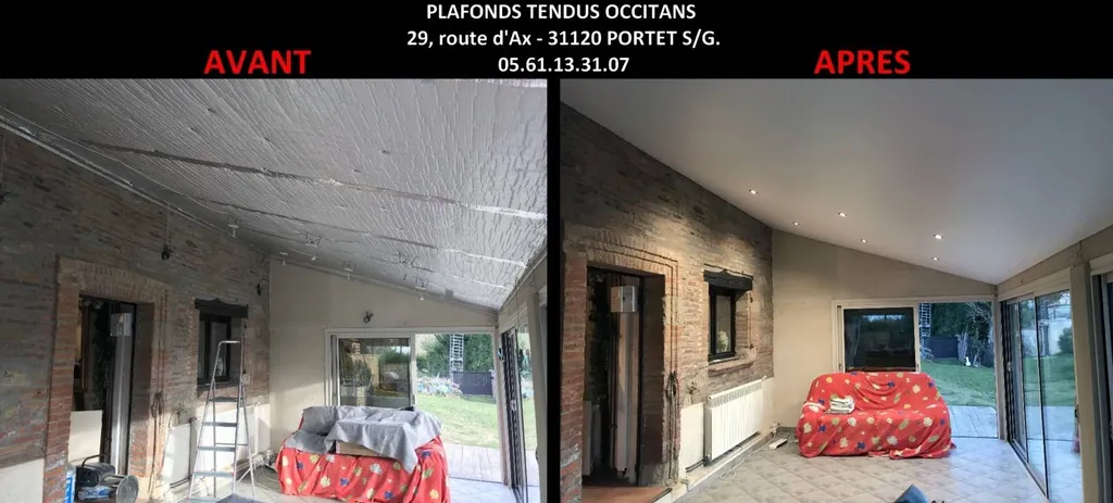 Pose isolant thermique mince dans extension maison, St Thomas