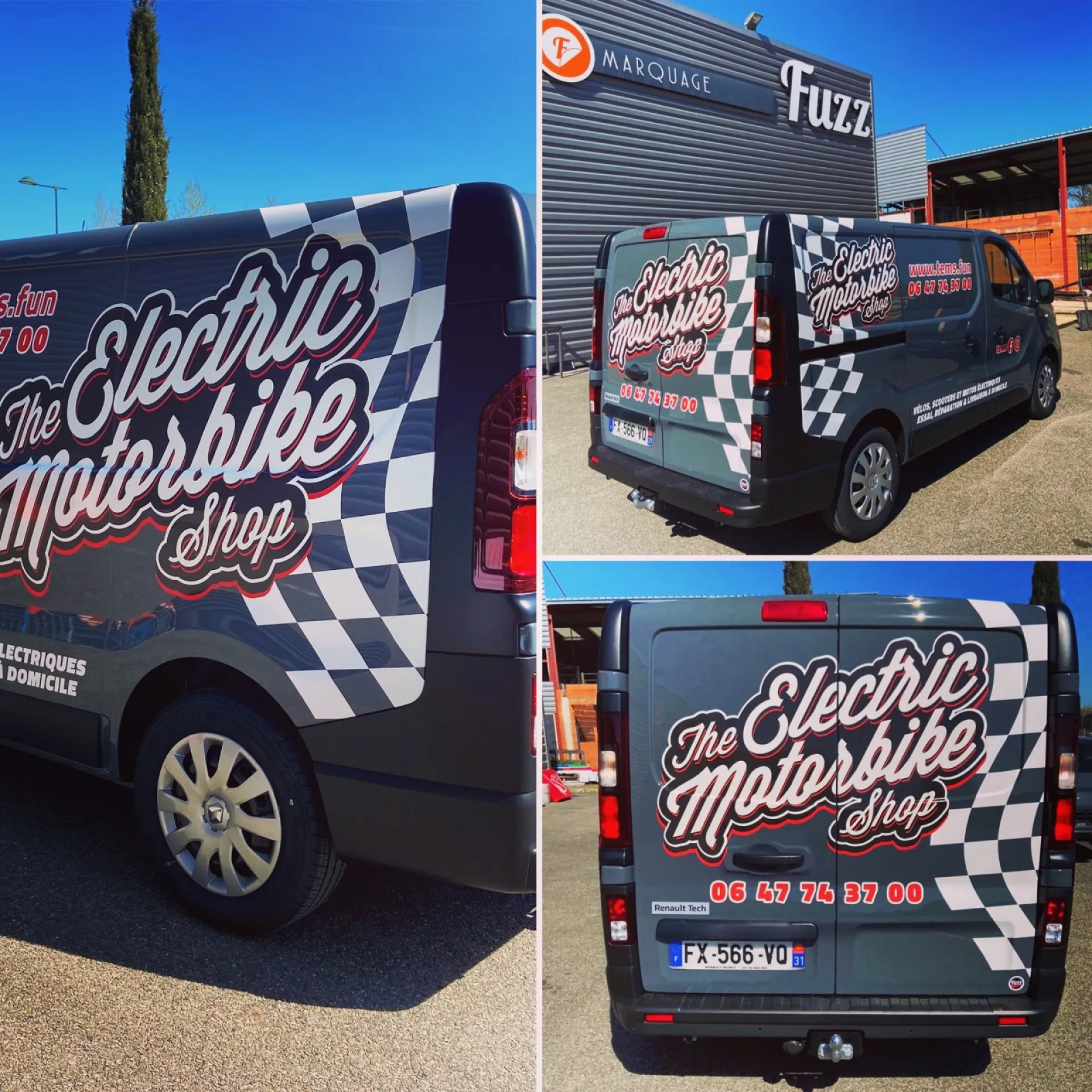 Marquage véhicule motorbike électrique shop Toulouse 31