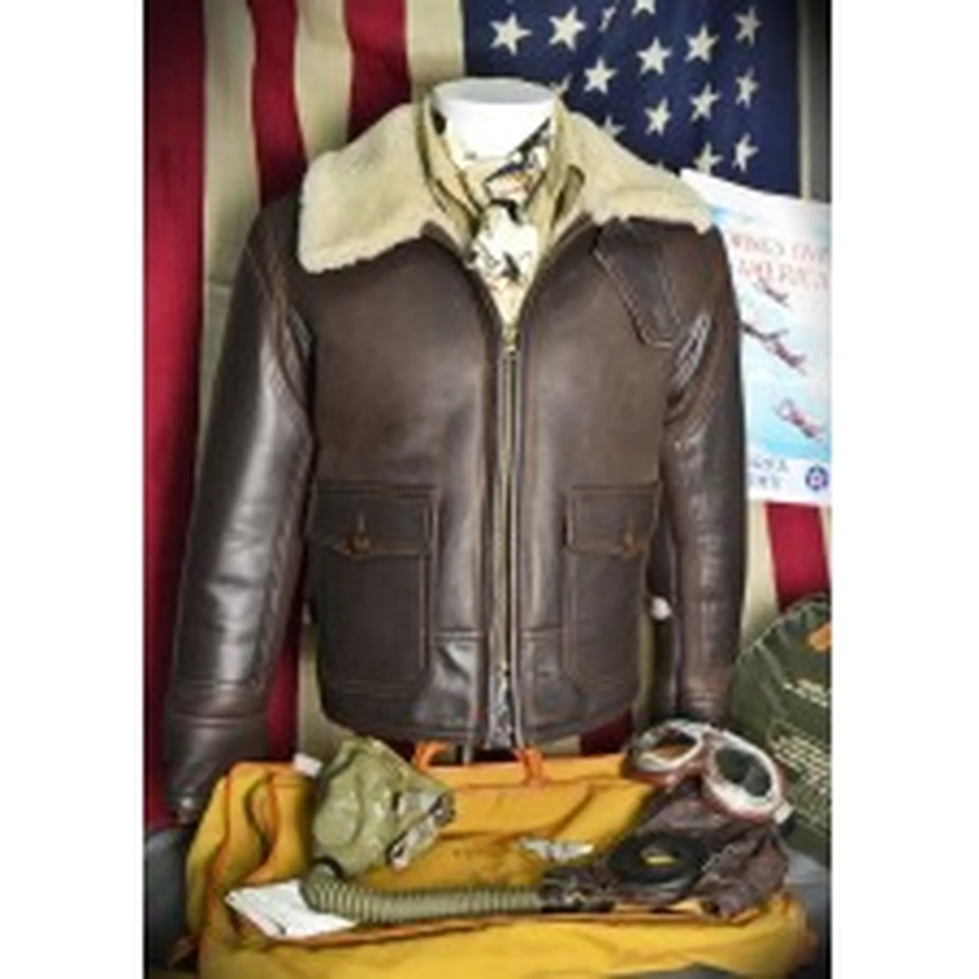 Blousons cuir militaires authentiques robustes inspirés modèles réglementaires pour surplus militaire Paris Île-de-France