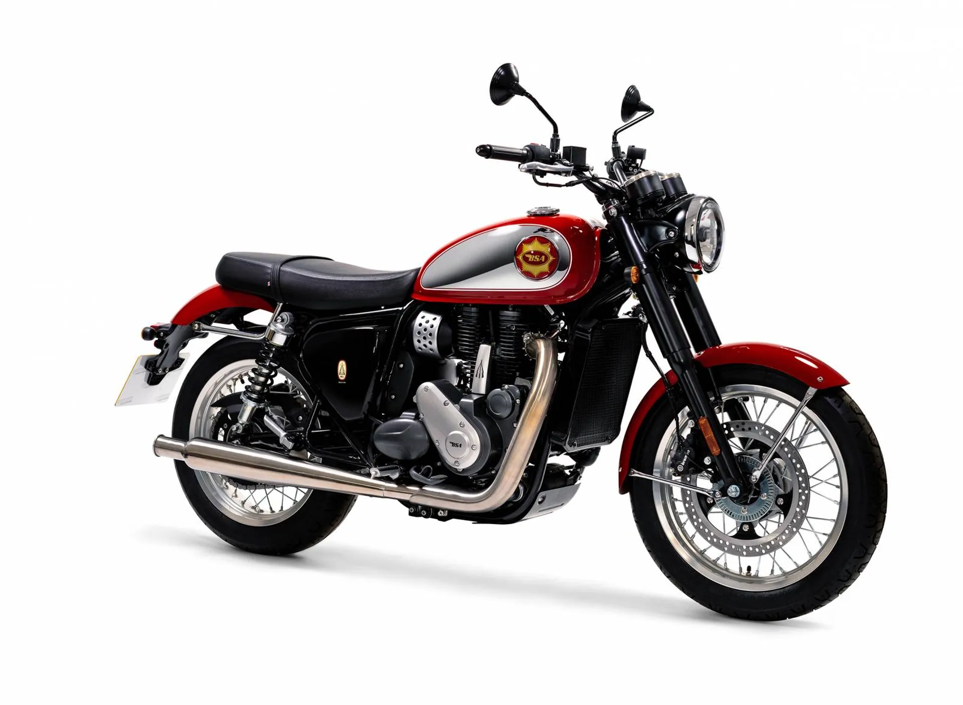 MOTO NEUVE BSA GOLD STAR 650 INSIGNIA A SOLIES PONT