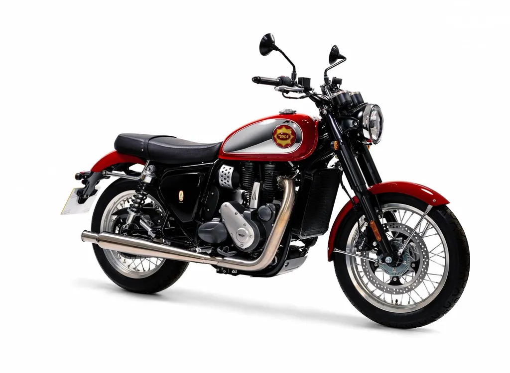 MOTO NEUVE BSA GOLD STAR 650 INSIGNIA A SOLIES PONT