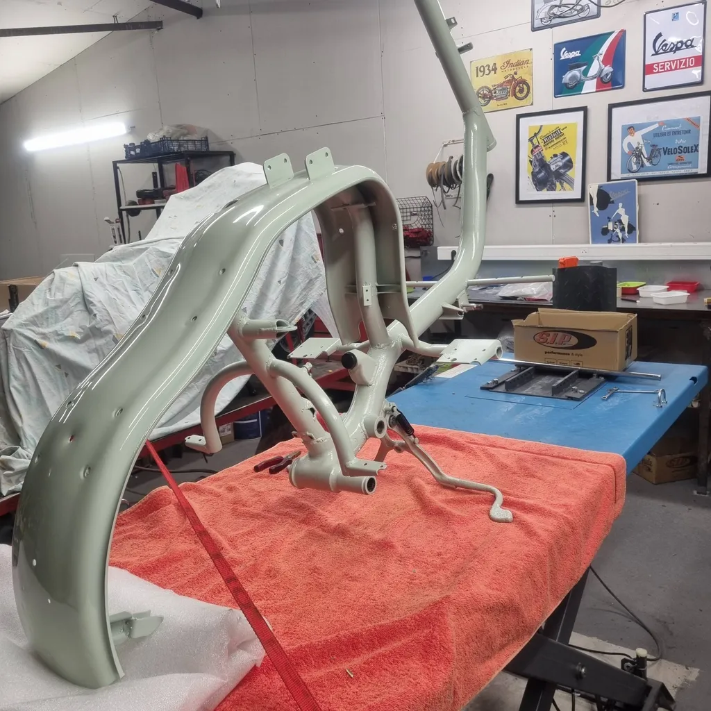 RESTAURATION LAMBRETTA LD 125.