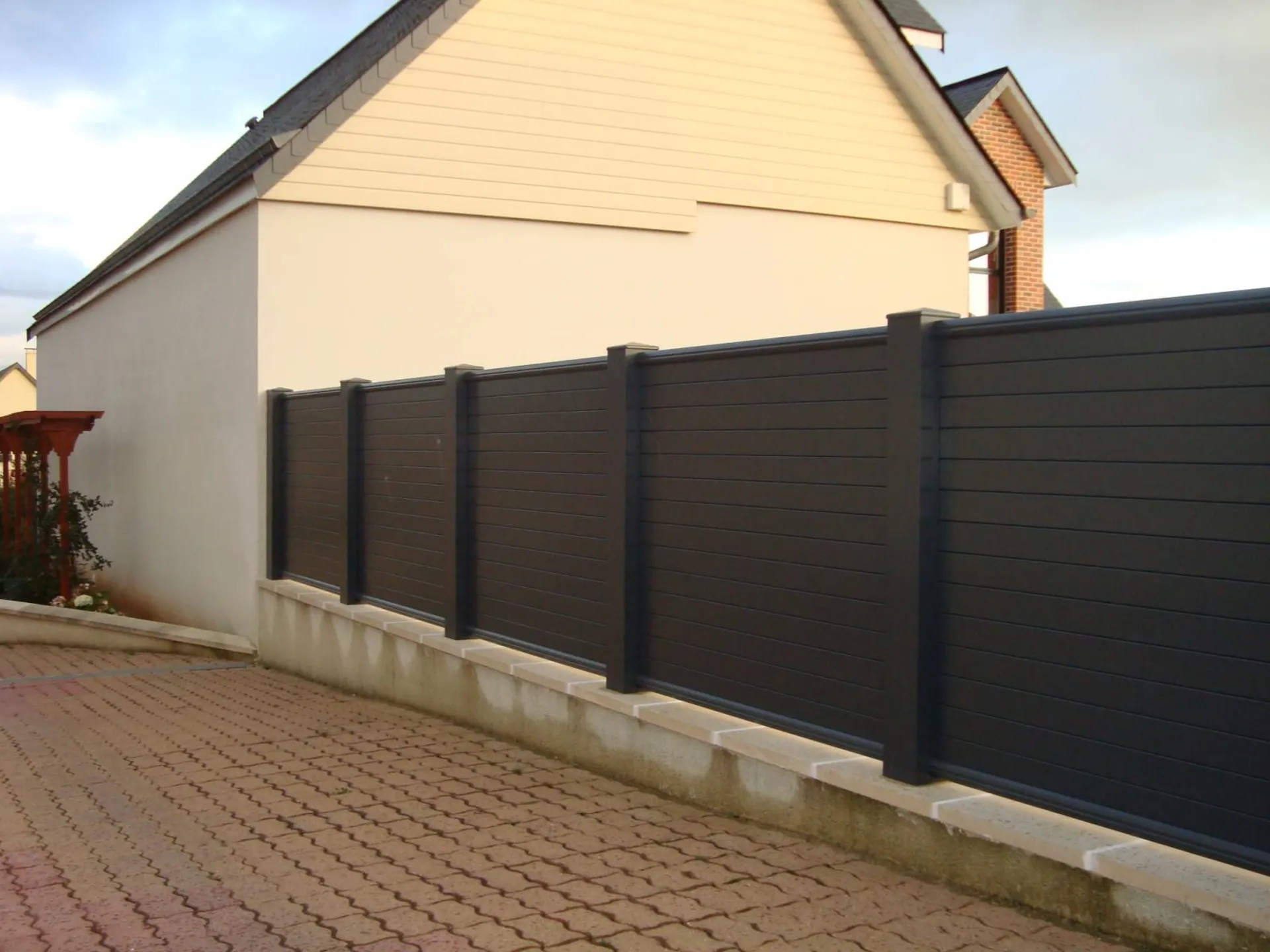 création d'une clôture en alu dans l'Eure 27