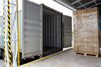 empotage d'un container