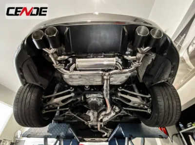 Installation catback à clapet CENDE BMW M2 370 | ADP Performance