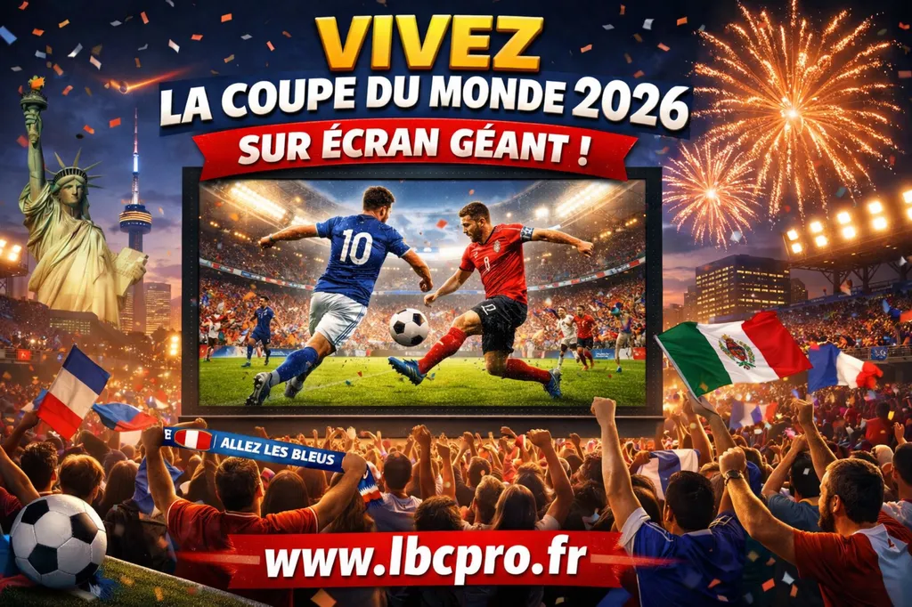 location écran coupe du monde 2026 dans le var à Ollioules