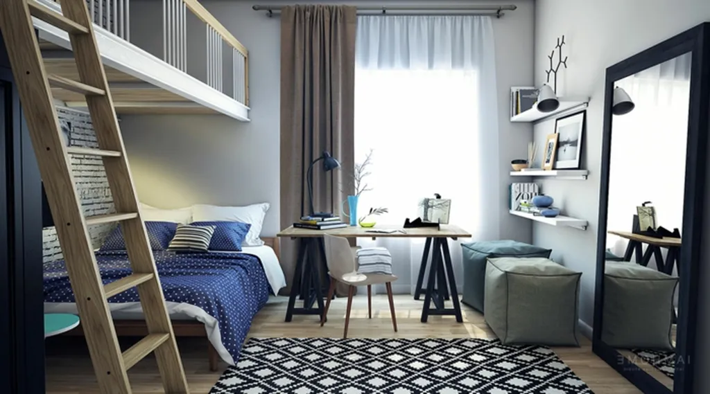 Aménagement petite chambre Probatis