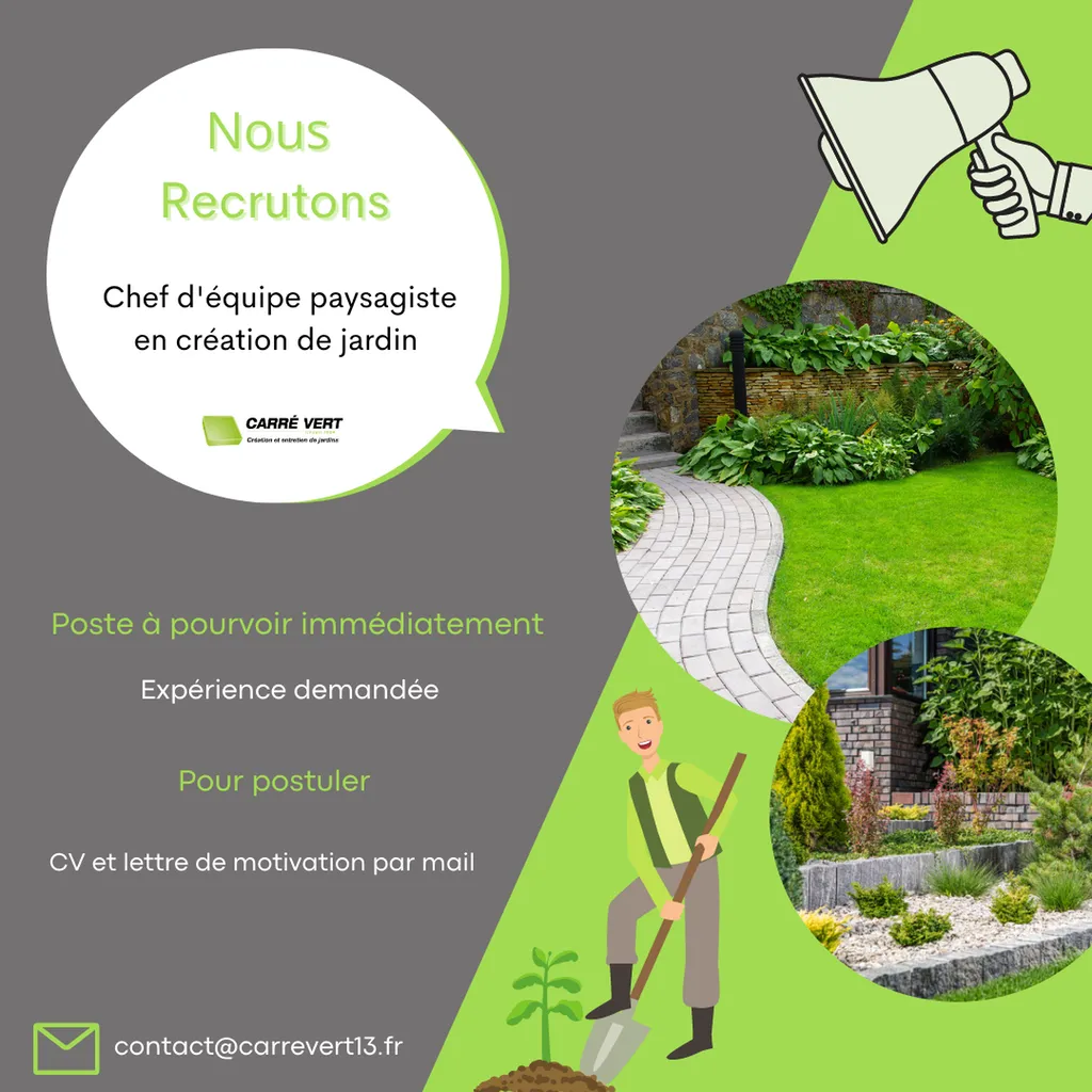 recrutement paysagiste eyguières