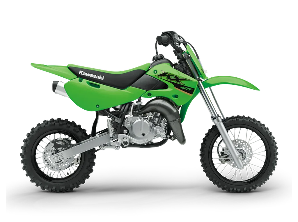 Kawasaki KX65 neuve à Villeneuve-Saint-Georges dans le Val-de-Marne : moto motocross junior performante chez votre concessionnaire