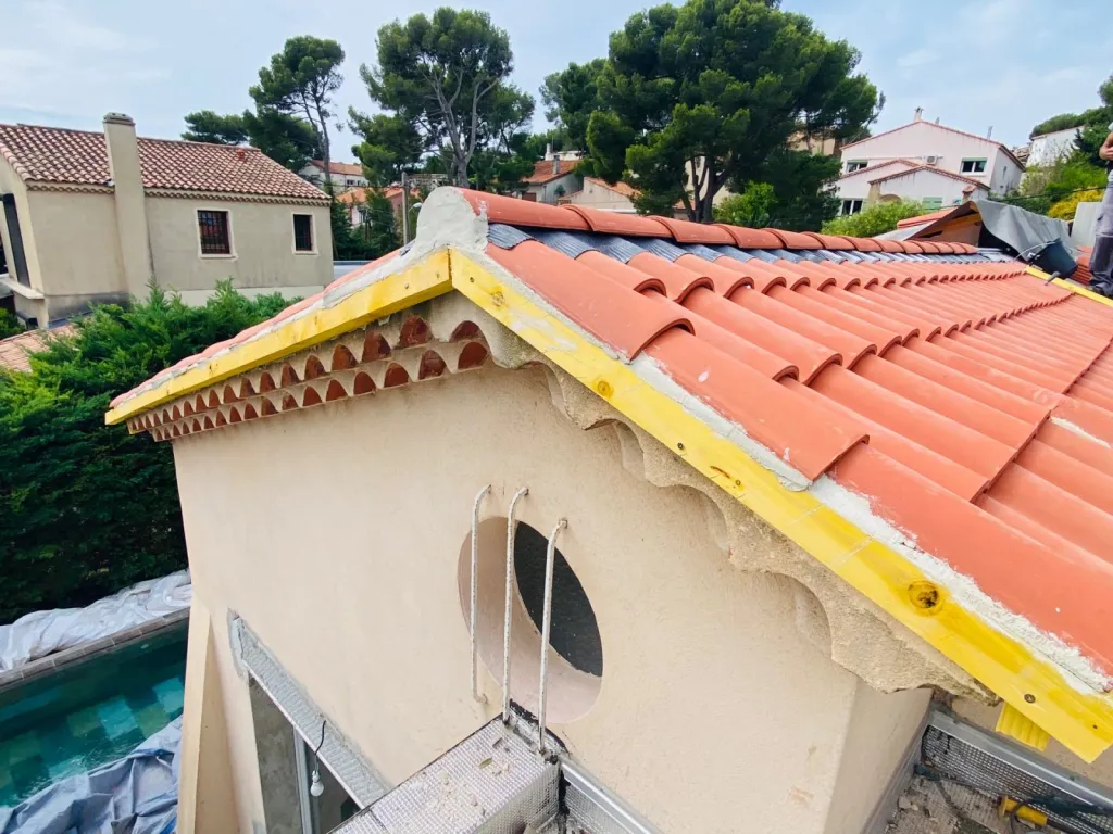 pose rive ciment près de aix en provence