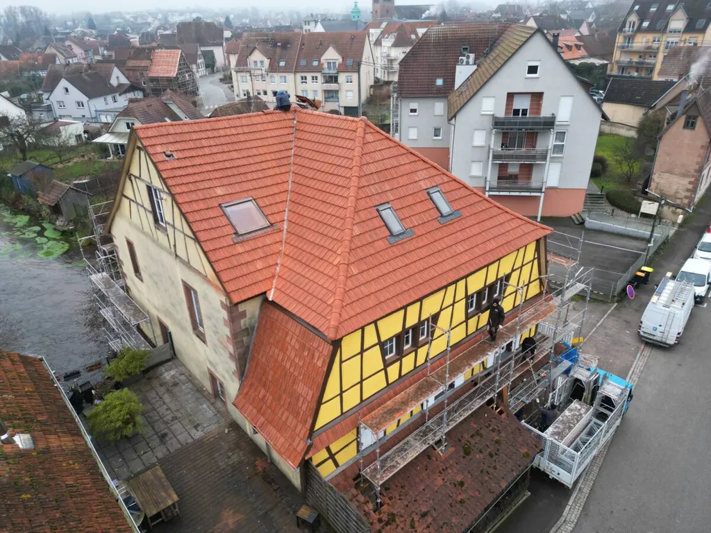 Rénovation complète de toiture à Ingwiller