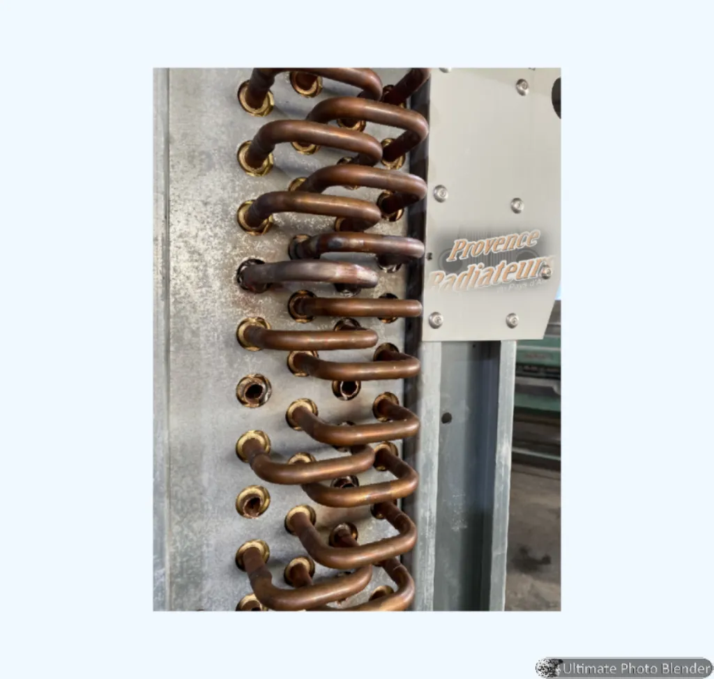 A suivre les boucles neuves soudées par brasure forte sur une batterie froide, dans le 13.