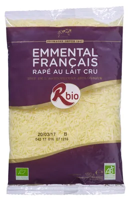 Emmental râpé Bio 