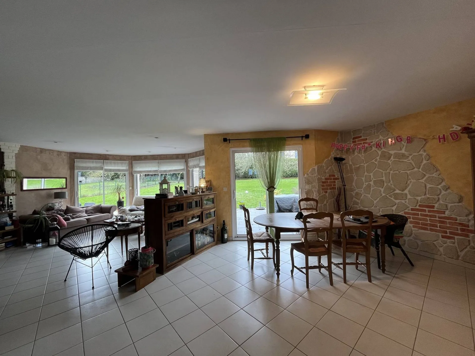 Beau plain pied du constructeur Gueudry, à vendre, beaux volumes, située à la Mailleraye-sur-Seine