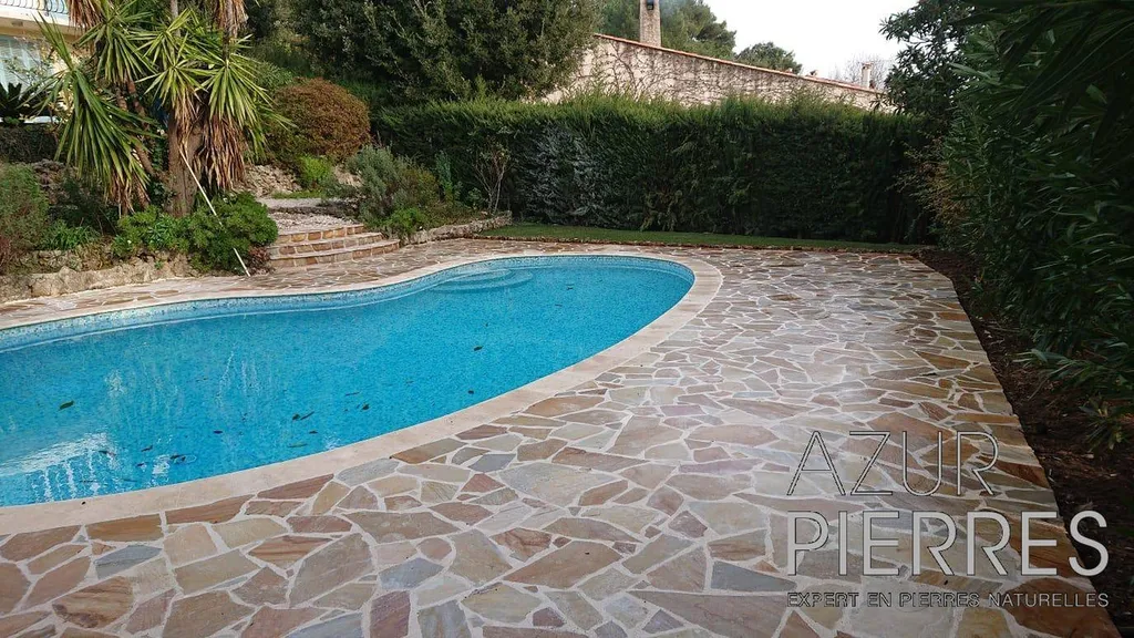 quartz contour de piscine cannes