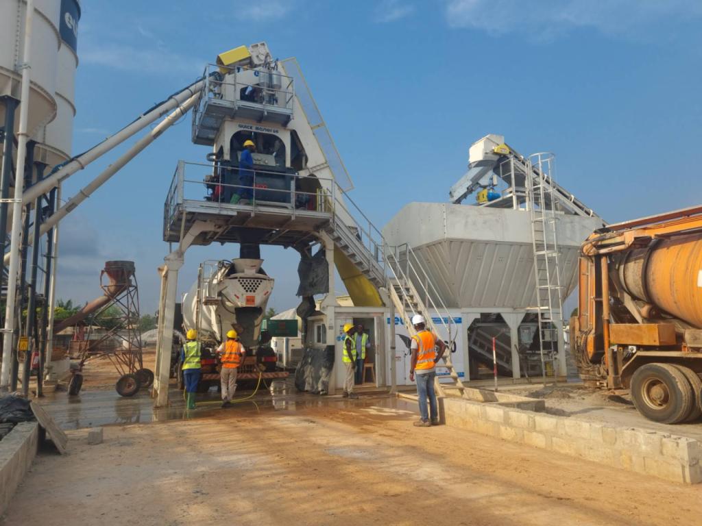 Centrale à béton 60m3/h à Calavi