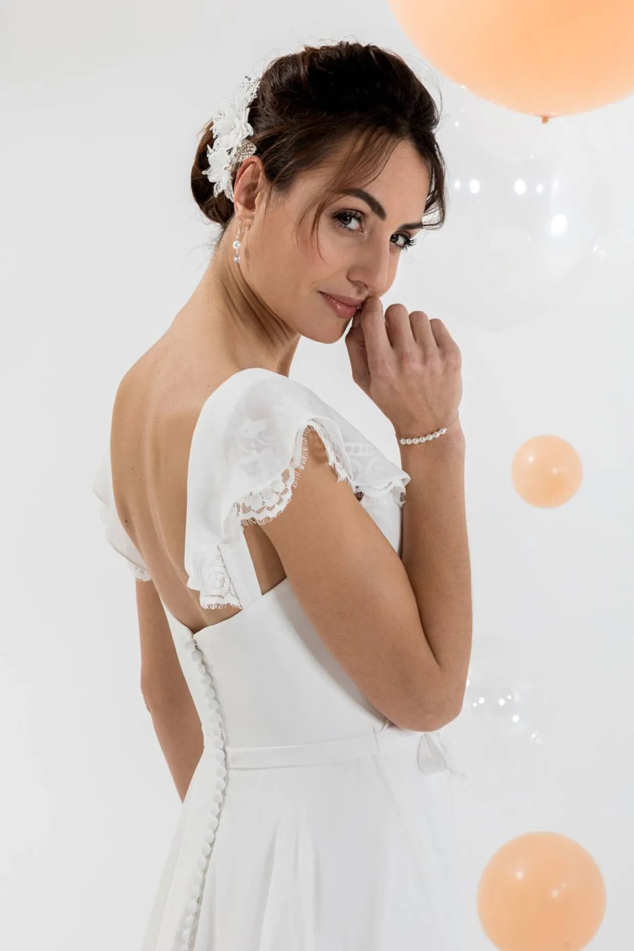 ROBE DE MARIAGE LONGUE DENTELLE MARSEILLE