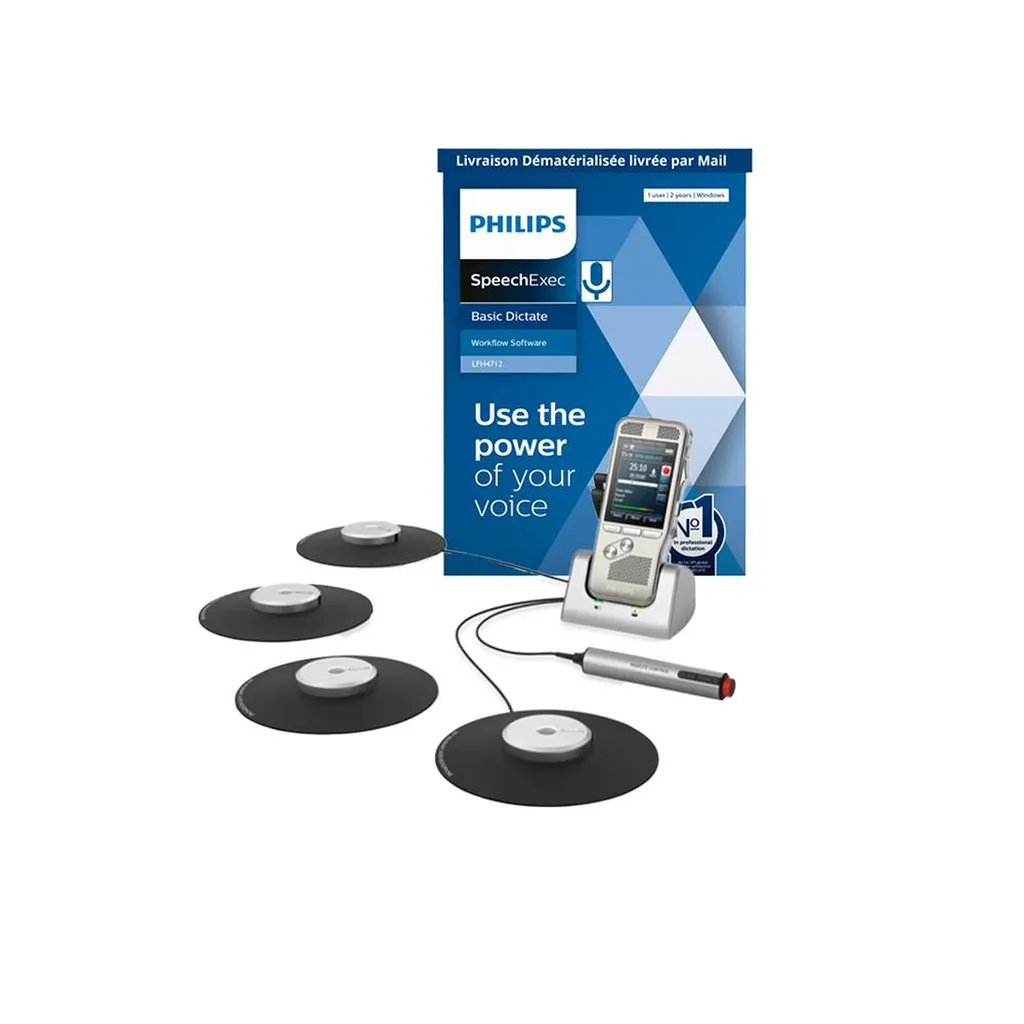 Philips DPM8900 Enregistreur de réunion 360° Dauville